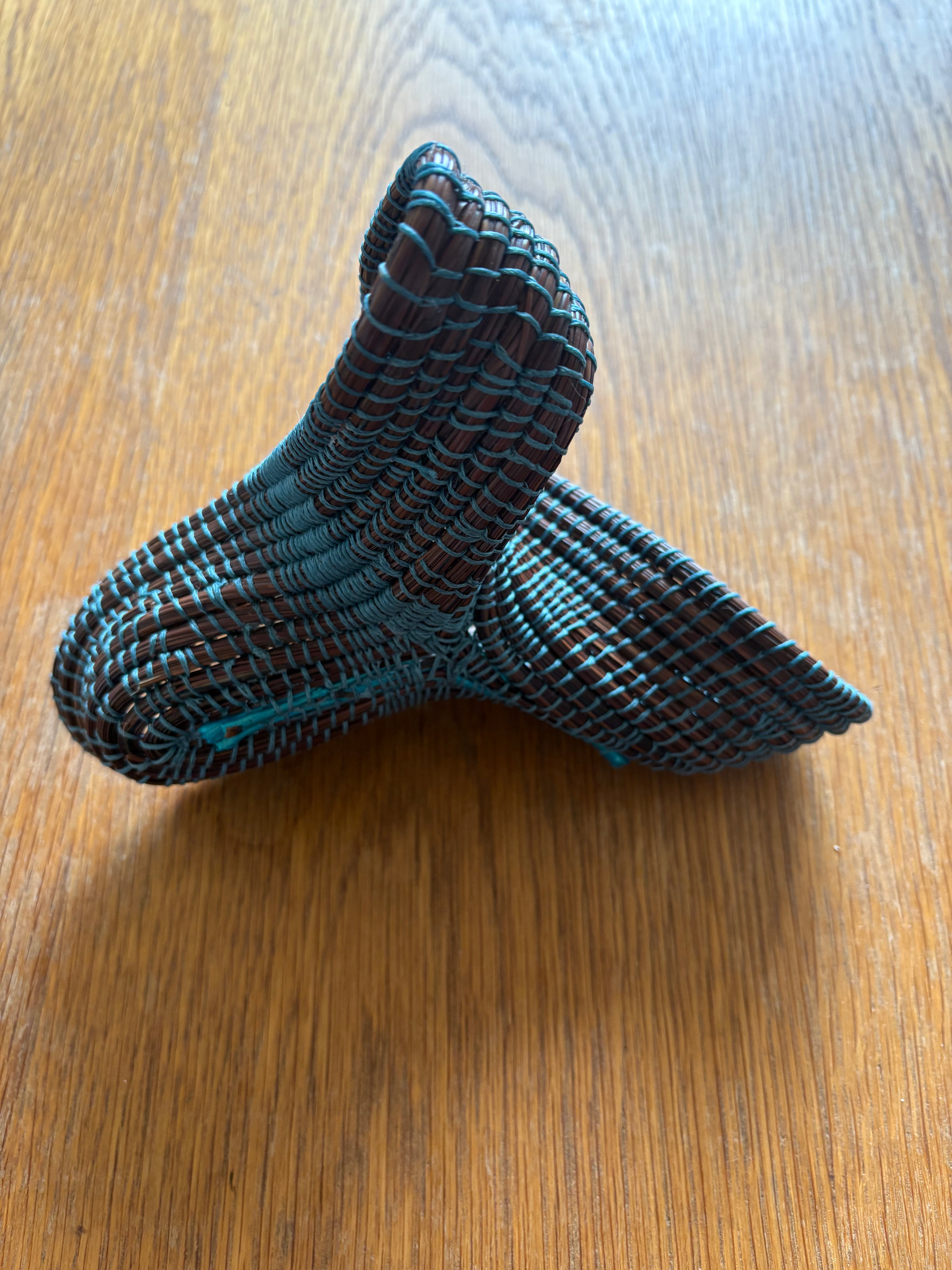 Pine Needle Tripod- ‘Twisted in Blue’